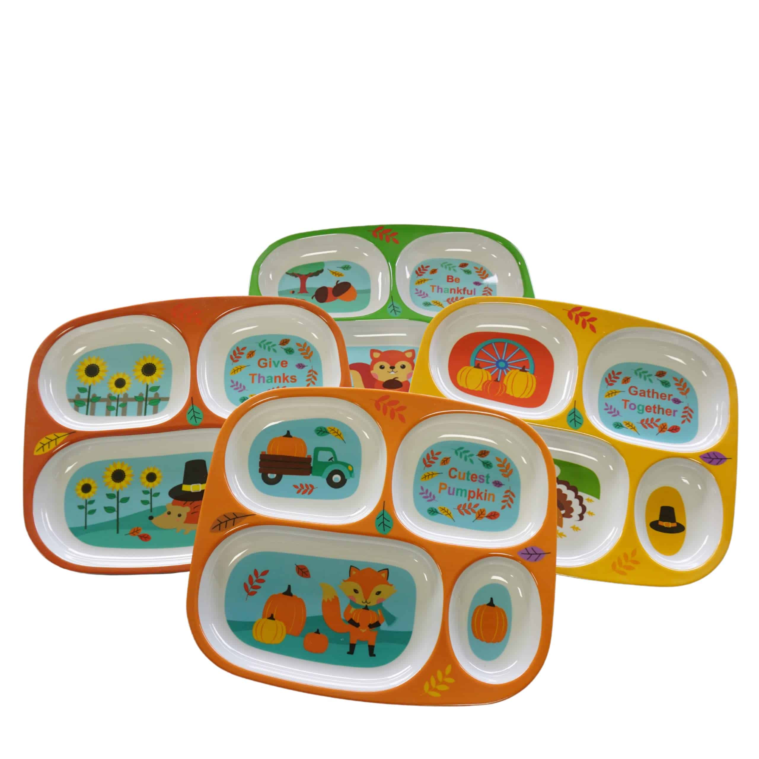 Platos Divididos para Niños de Otoño con Temática de Acción - Image 3
