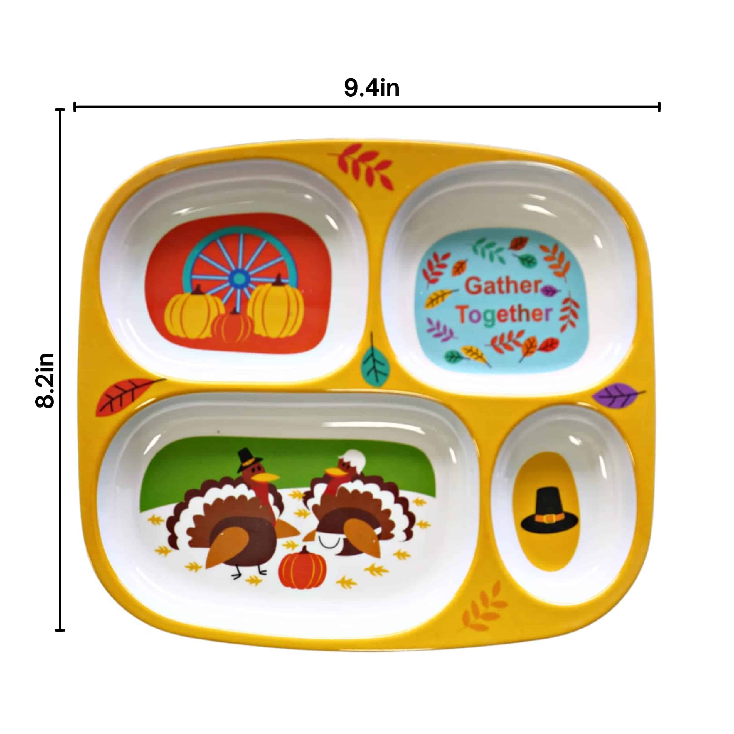 Platos Divididos para Niños de Otoño con Temática de Acción - Image 8