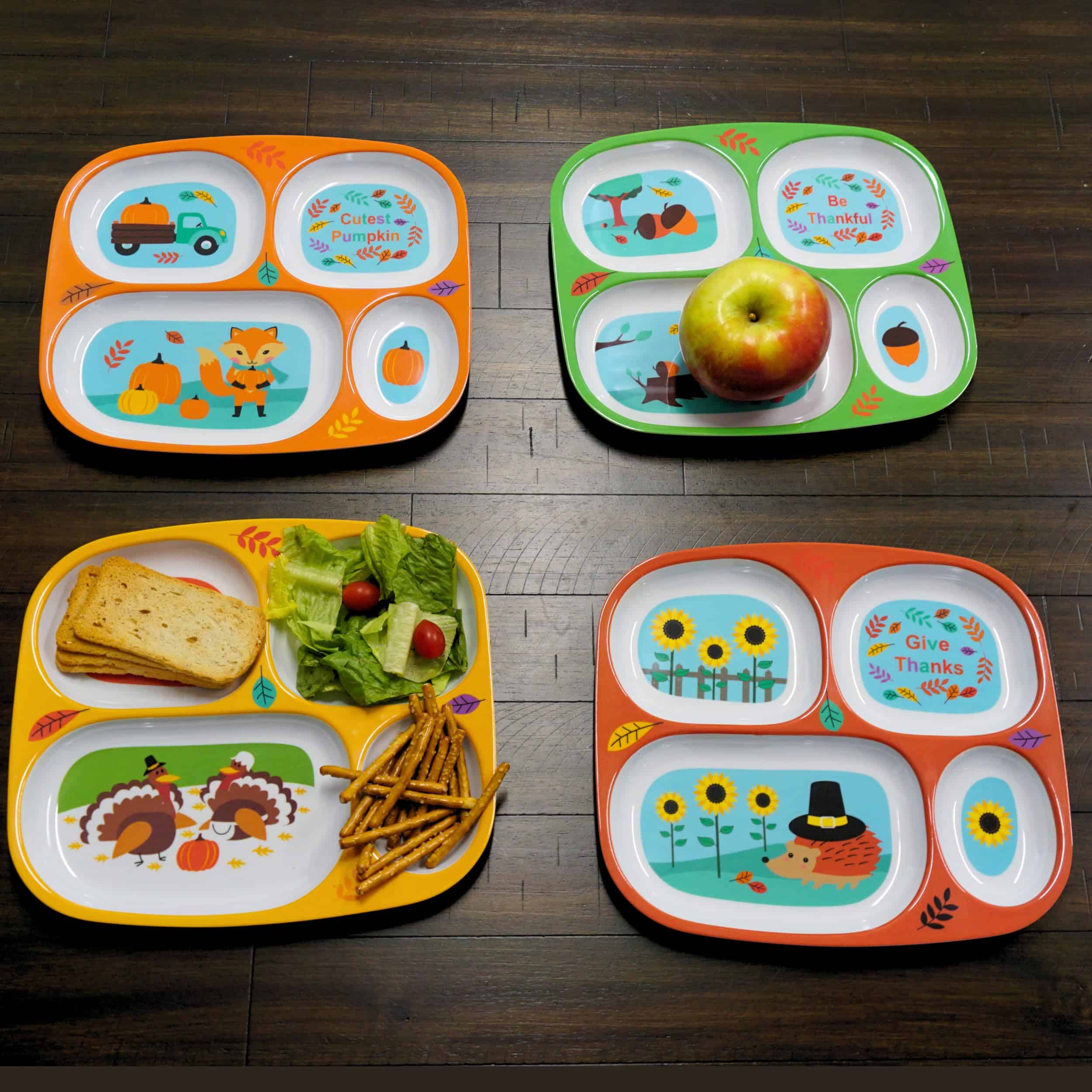 Platos Divididos para Niños de Otoño con Temática de Acción - Image 5