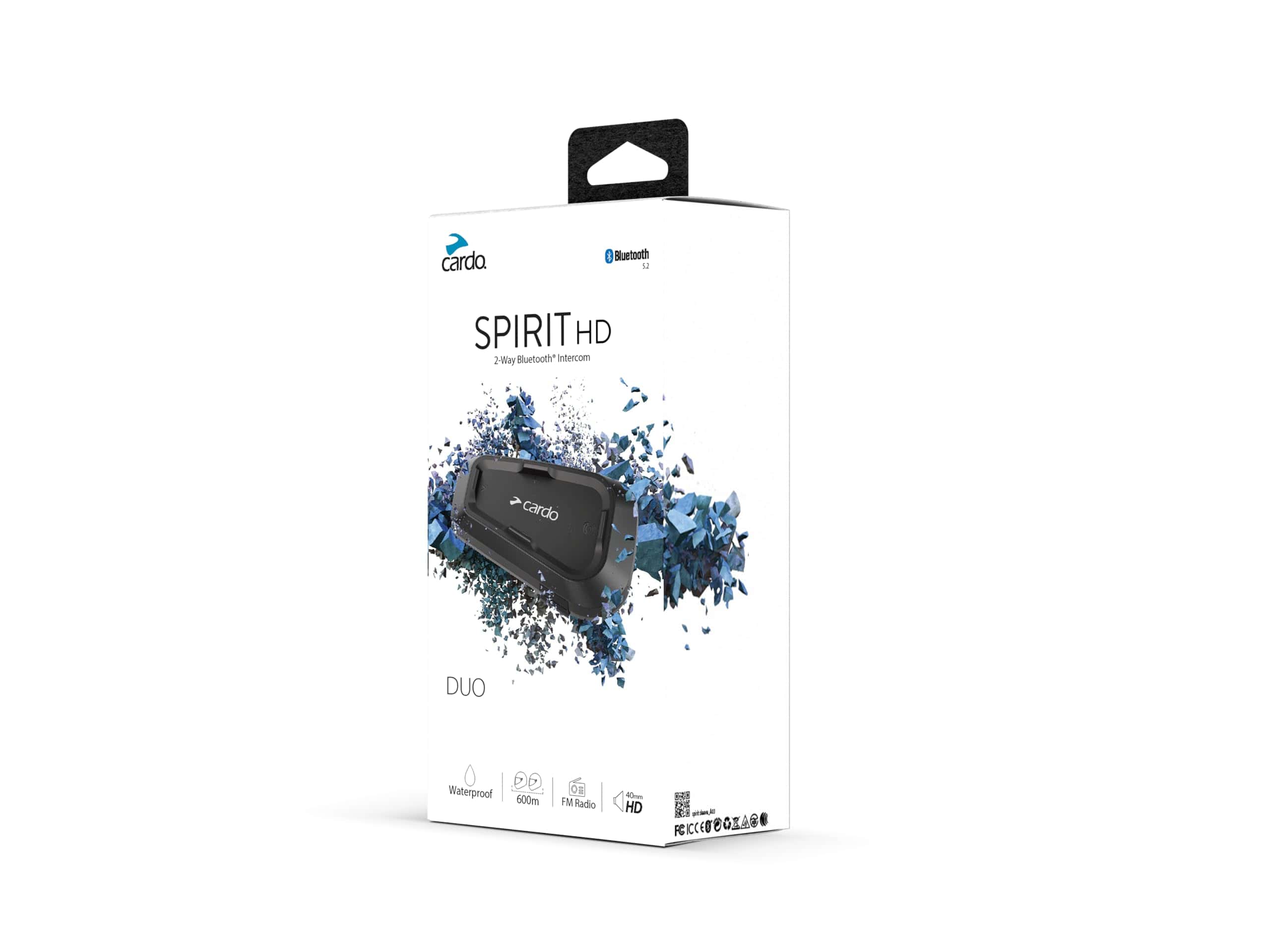 Intercomunicador Bluetooth para motocicleta Cardo Spirit HD