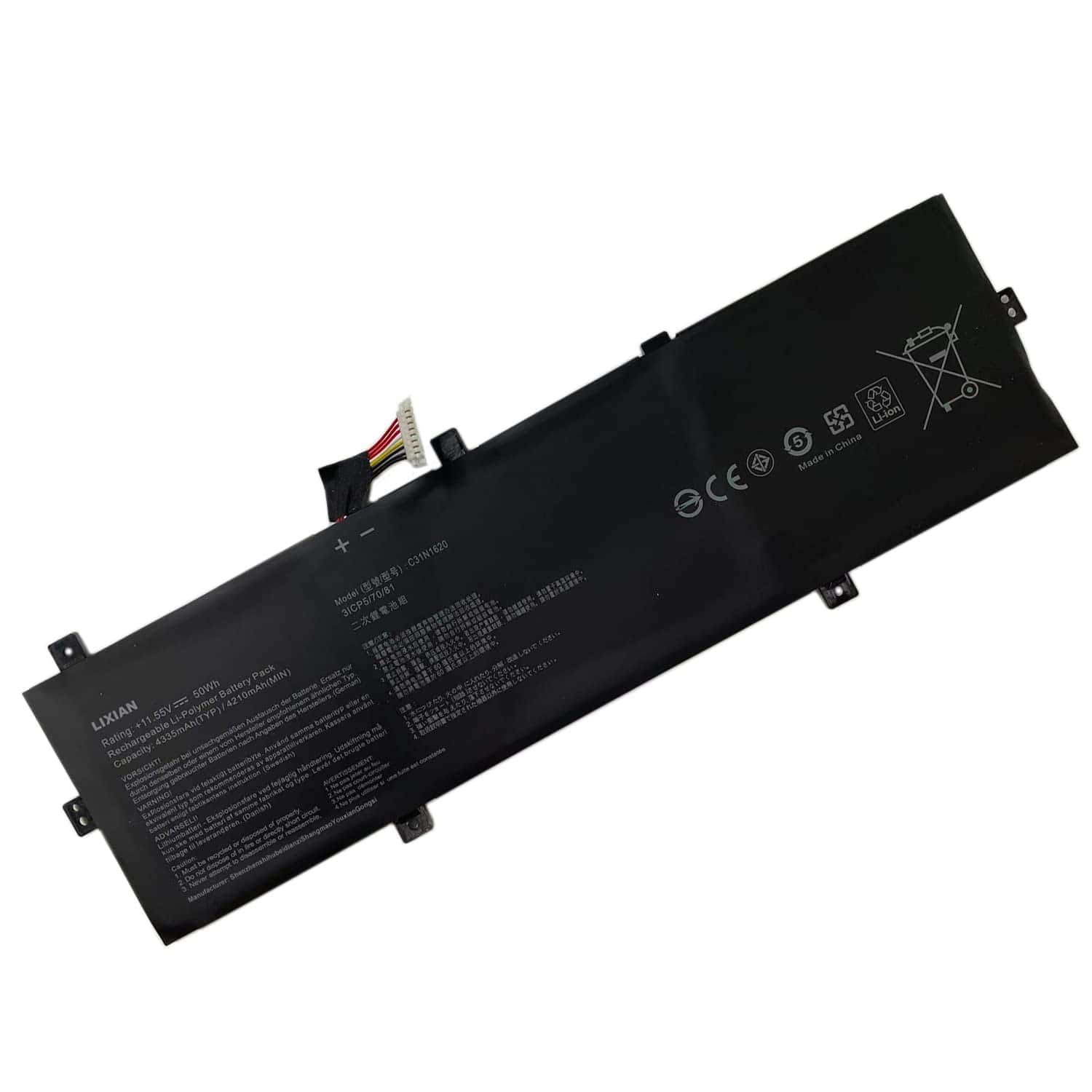 Batería de Laptop de Reemplazo LIXIEKE C31N1620 11.55V 50Wh