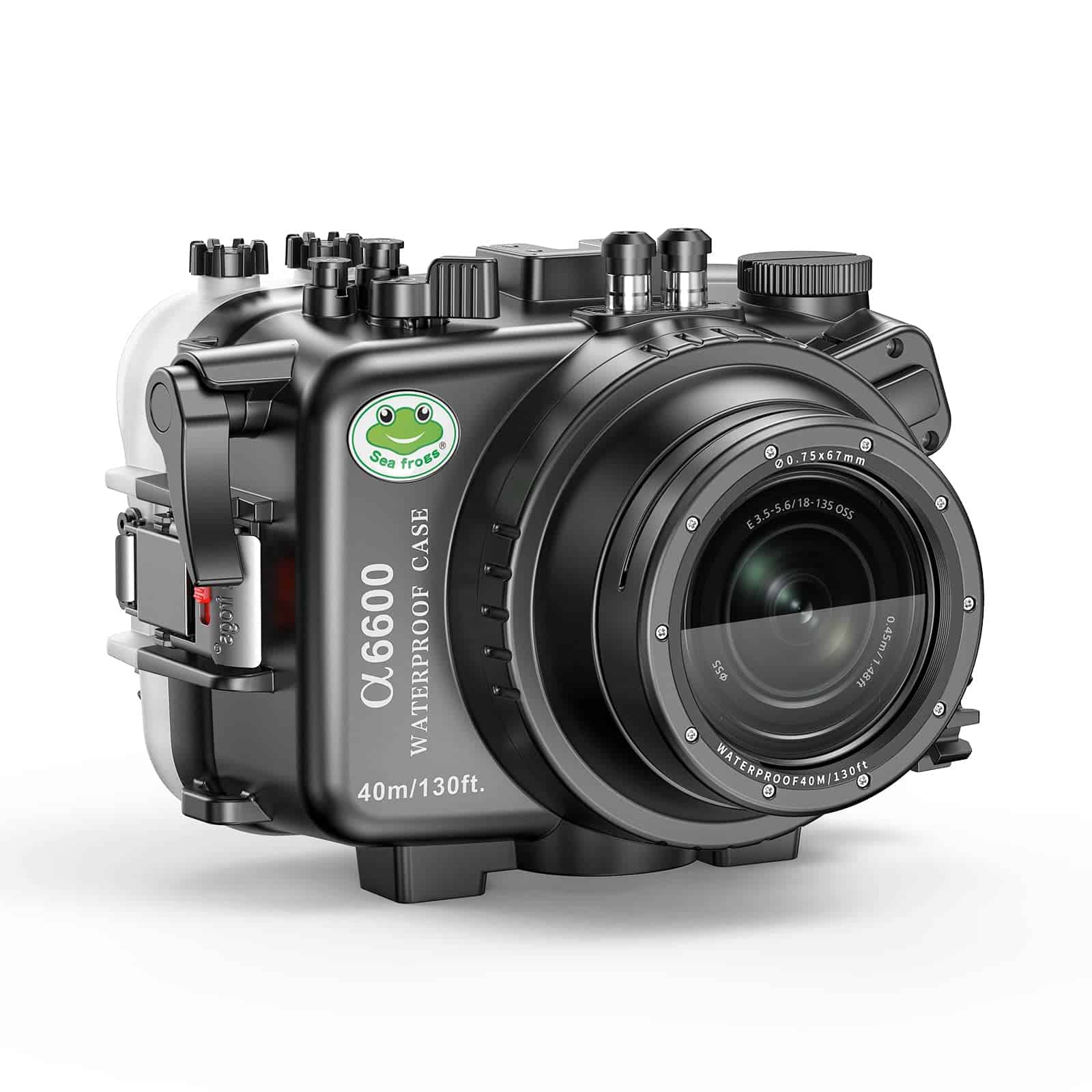 Funda submarina Seafrogs para Sony A6600 10-18mm con puerto