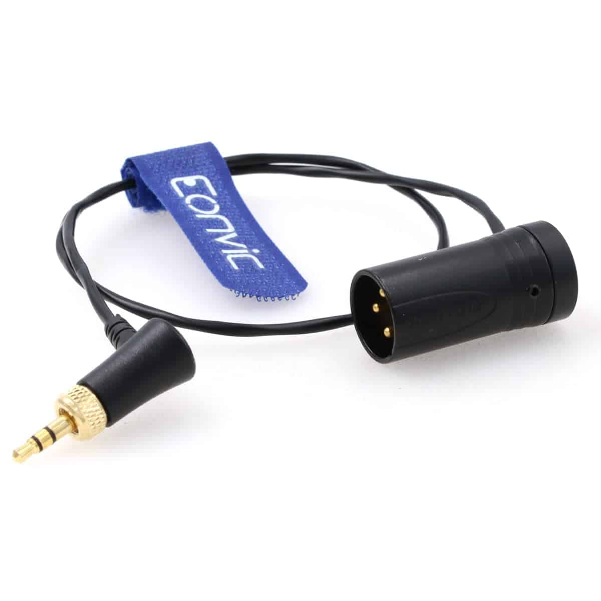 Cable de Audio Eonvic Low Profile 3 Pin XLR a 3.5mm TRS 3