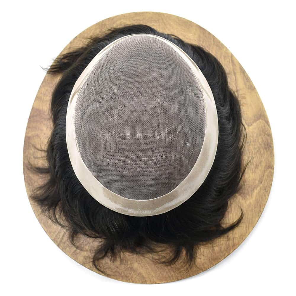 Peluca para Hombre Sistema de Cabello Humano Reemplazo de - Imagen 8