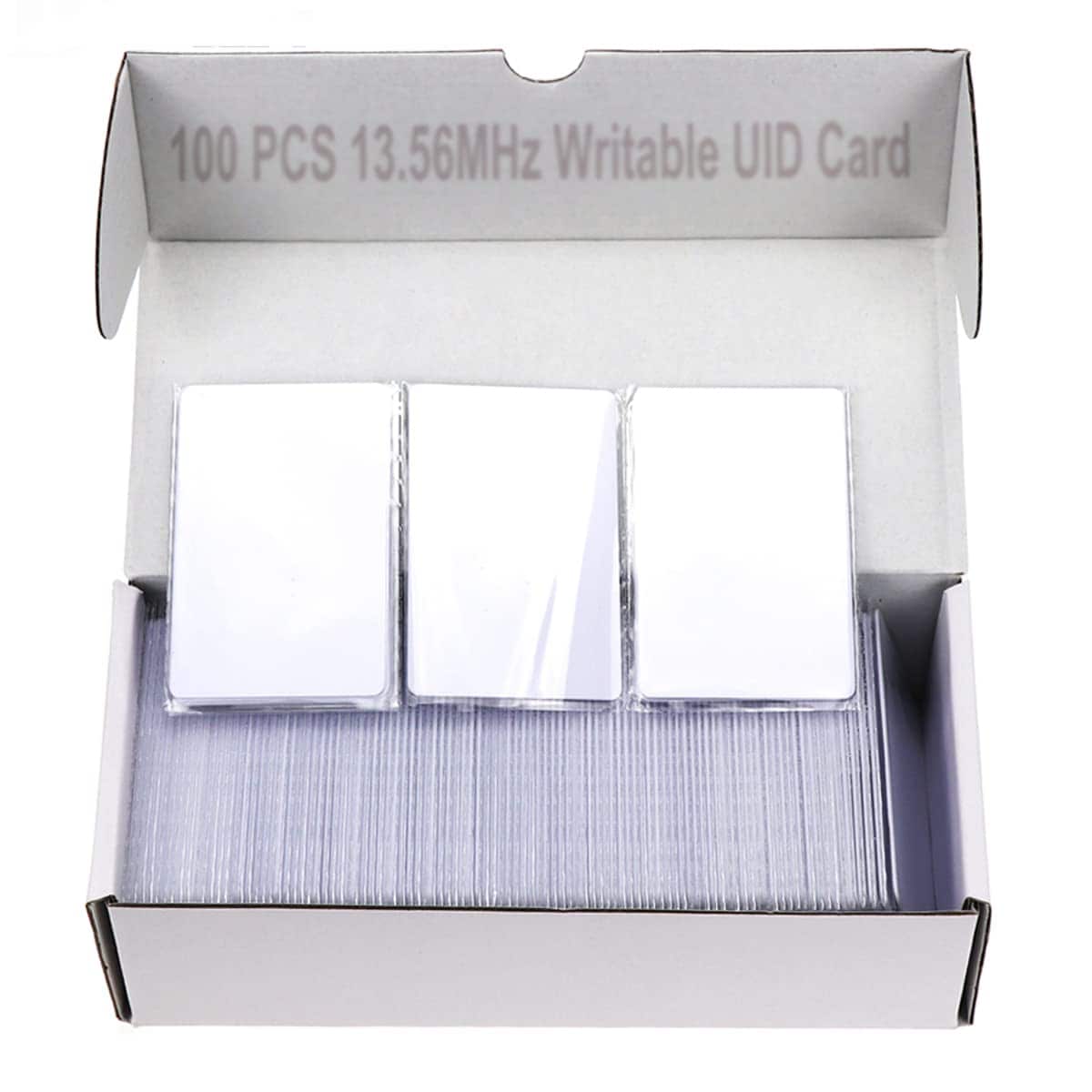 JASAG Tarjeta Inteligente Premium Rewriteable UID 100pcs,