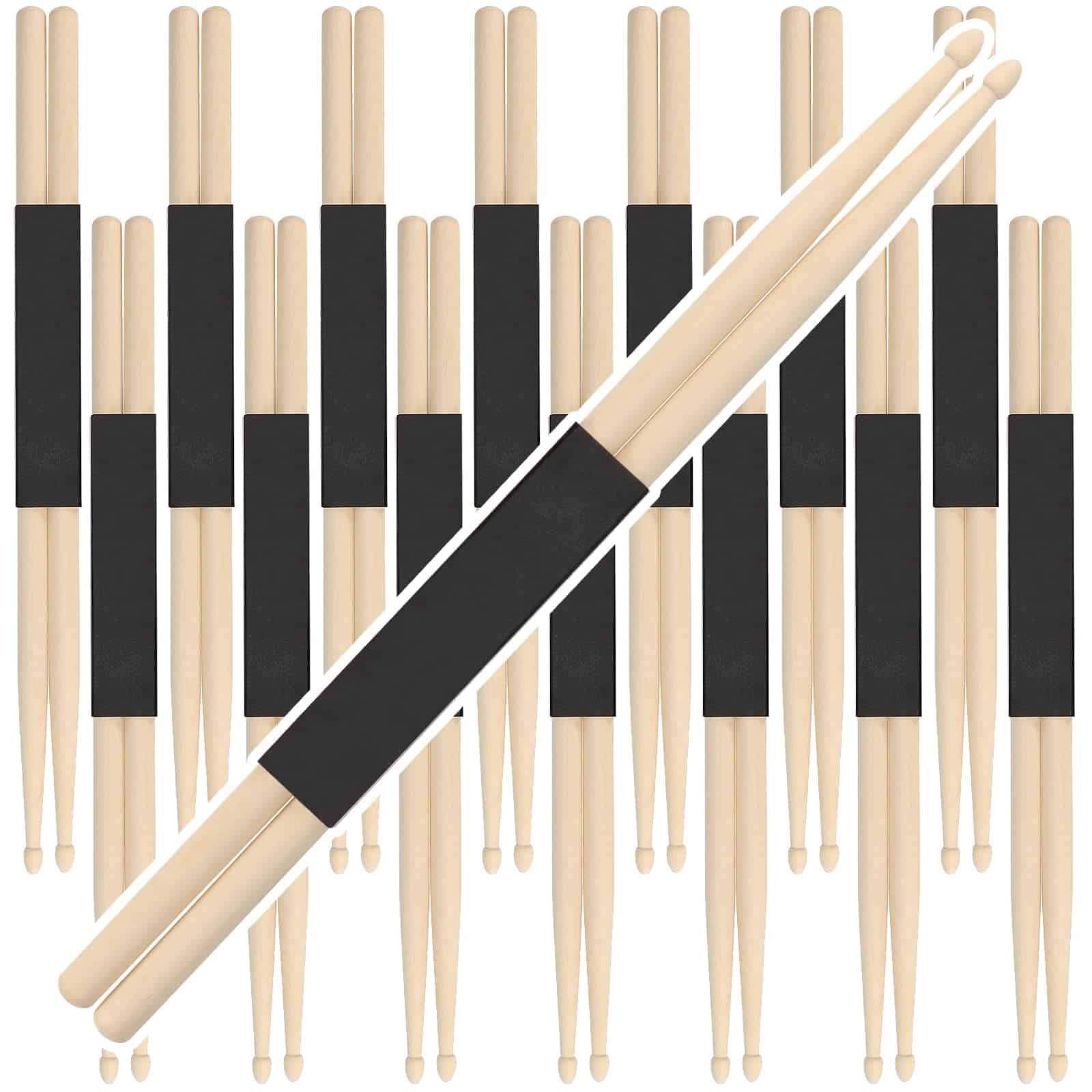 MUKCHAP 15 Pares 5A Baquetas de Tambor, Baquetas de Madera