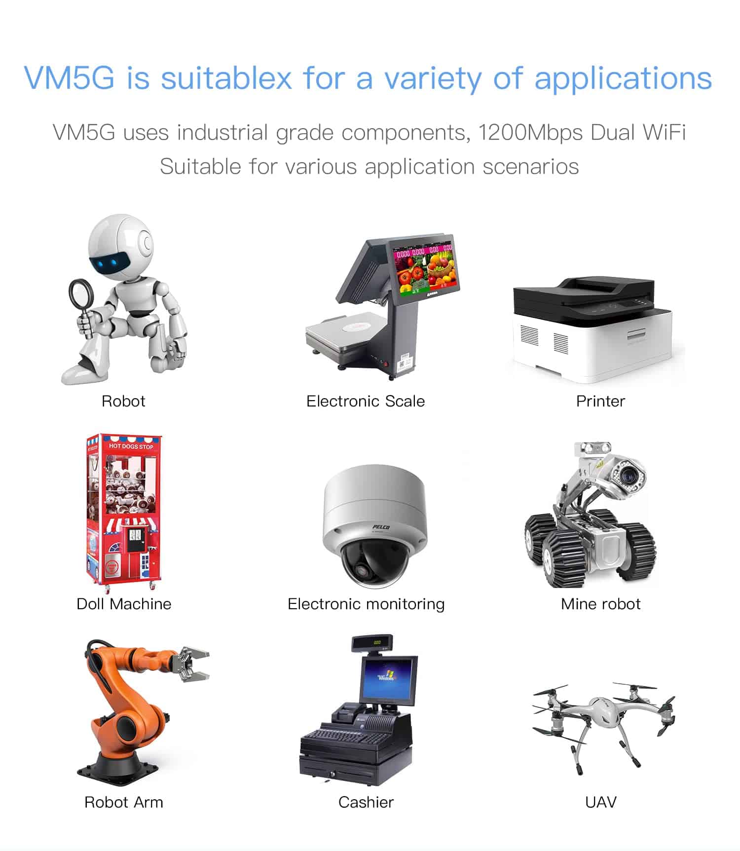 Vonets VM5G Módulo Mini Puente WiFi/Repetidor WLAN/Router - Image 6