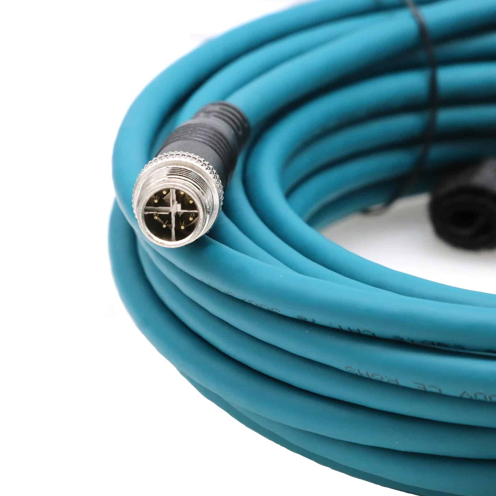 Cable Flexible Apantallado ZBLZGP M12 X-Code Macho de 8