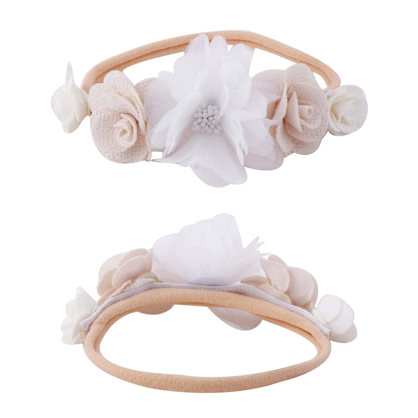 Cintillos de Bebé con Flores NUWAJP, Paquete de 6 Diademas - Image 4