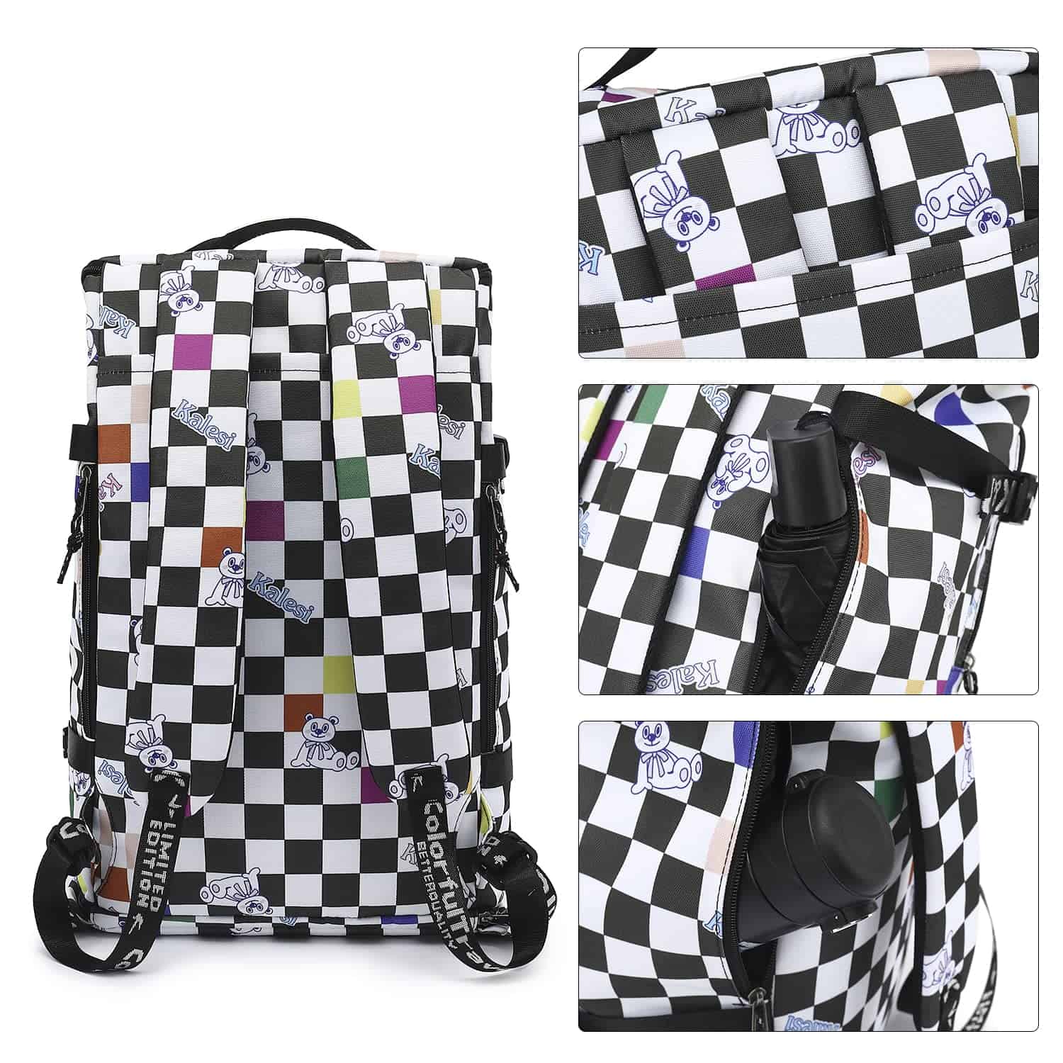 Mochila De Gimnasio 4 En 1 Impermeable Con Compartimento - Image 4