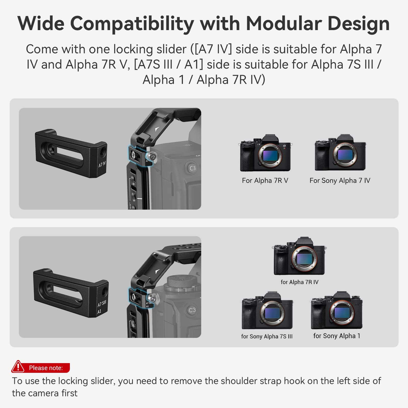 SmallRig Cage Completa para Sony Alpha 7R V/IV/S III/A7R - Image 4