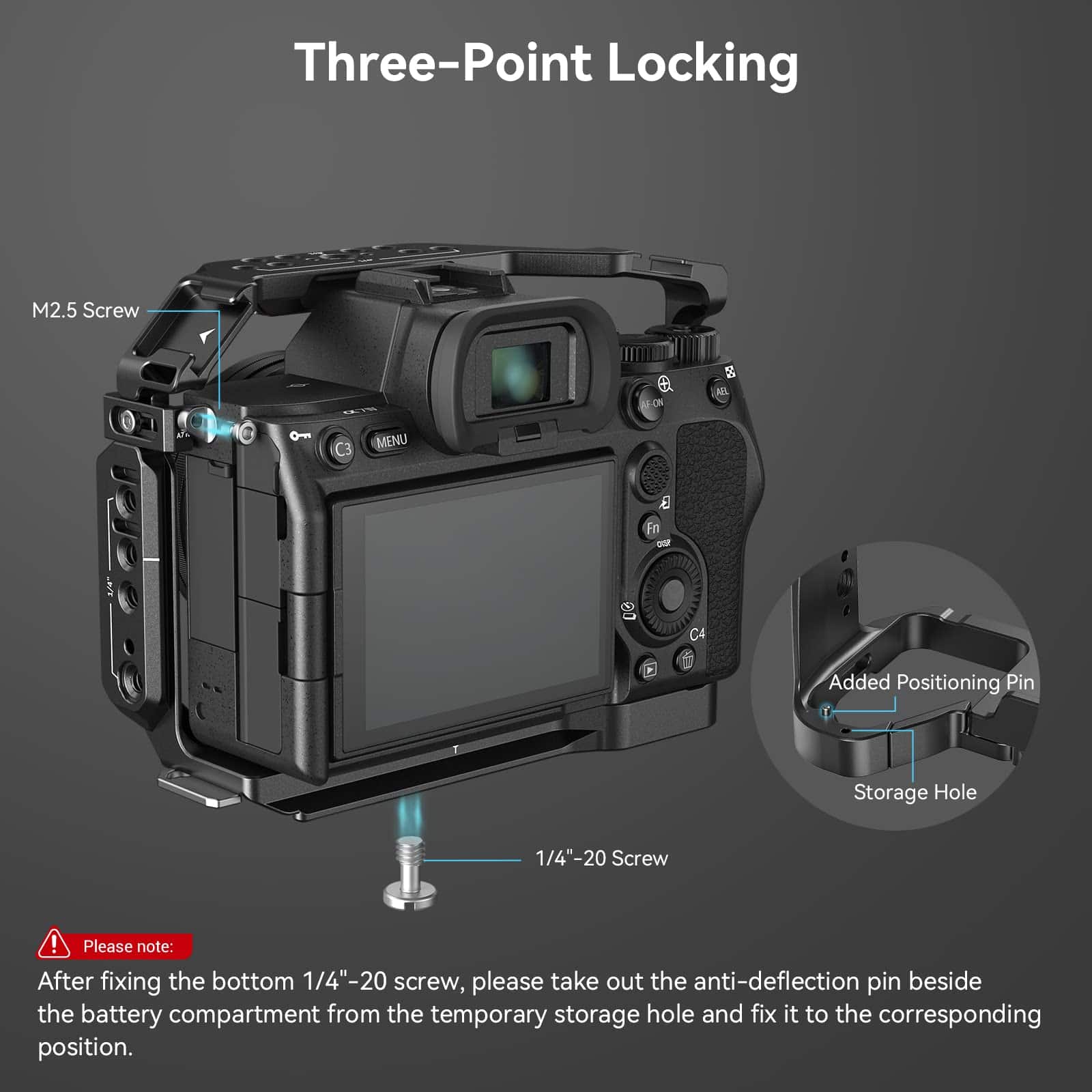 SmallRig Cage Completa para Sony Alpha 7R V/IV/S III/A7R - Image 3