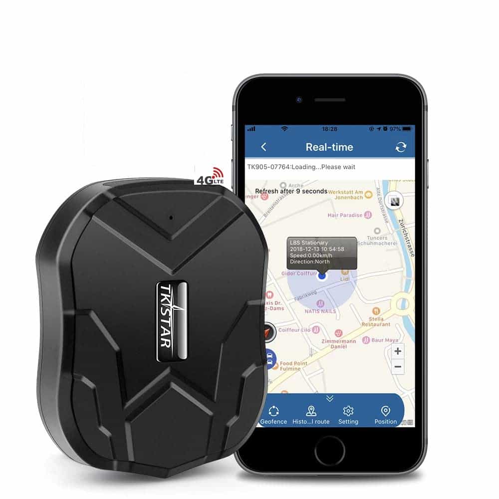 Localizador GPS de Vehículos TK905 4G con Imán Resistente