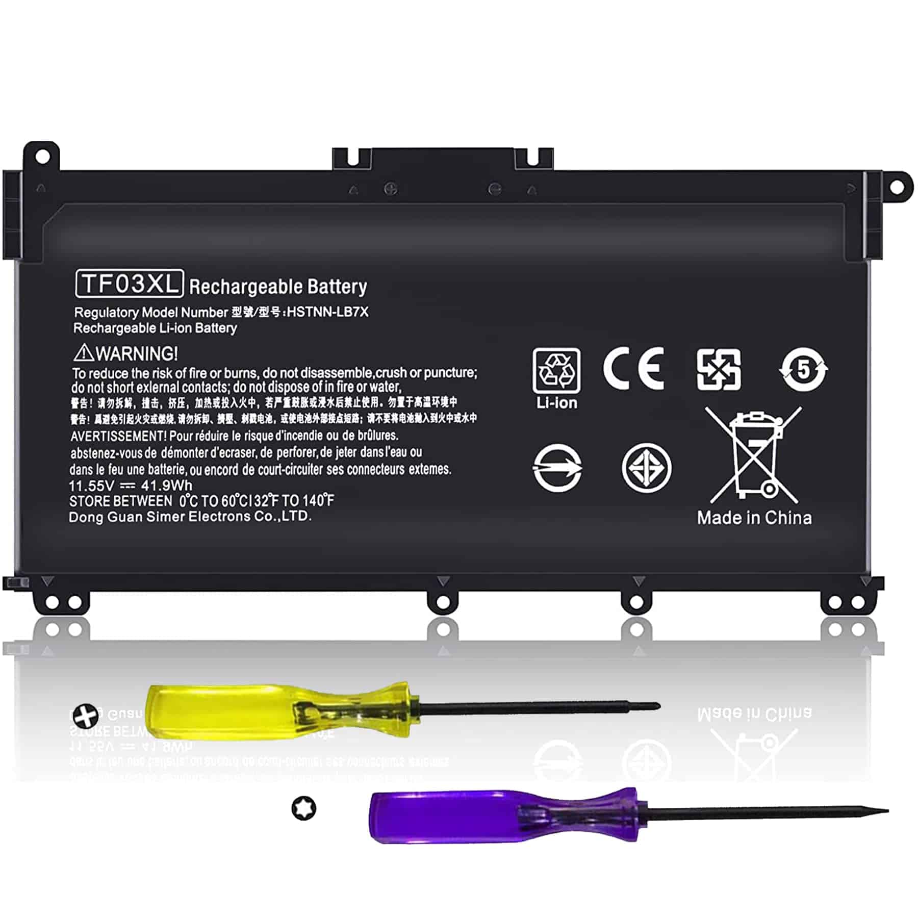 Batería Tf03xl 920070-855 920046-421 Para Hp Pavilion X360,