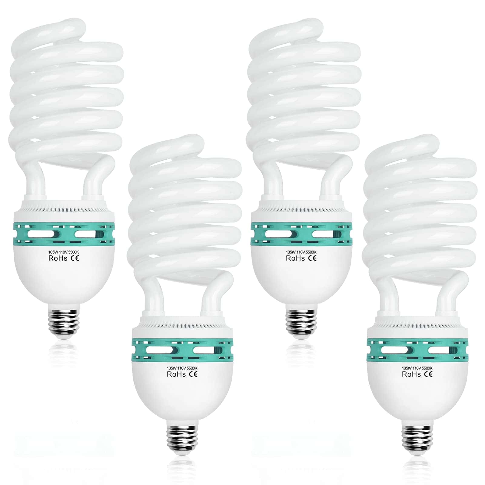 Bombillas de luz de fotografía EMART, 105W 5500K Luz blanca