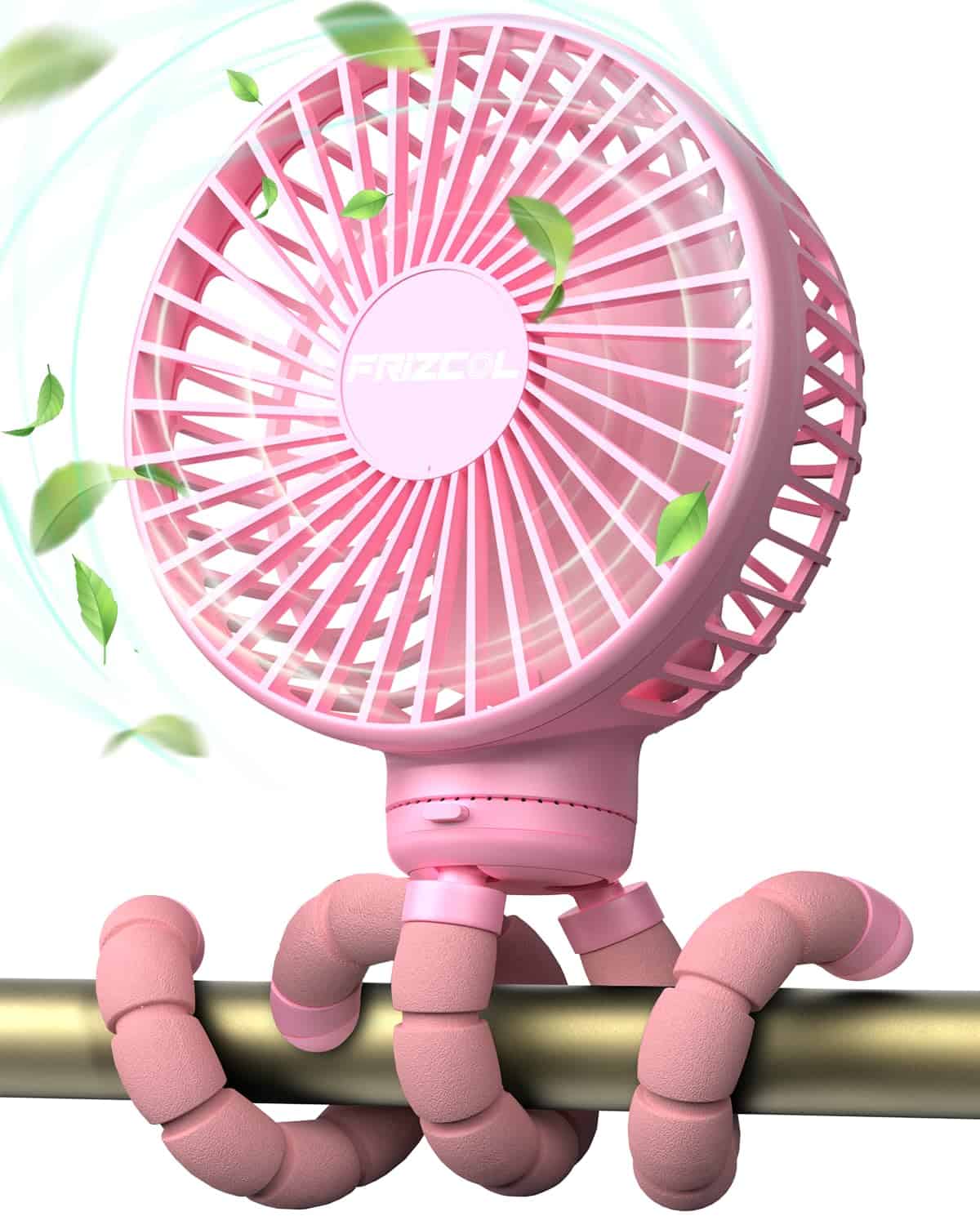 Ventilador para cochecito de bebé FRIZCOL - -Rosa