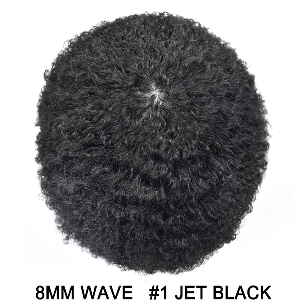 Alternative view of Unidades Capilares para Hombres Negros Afro Toupee para