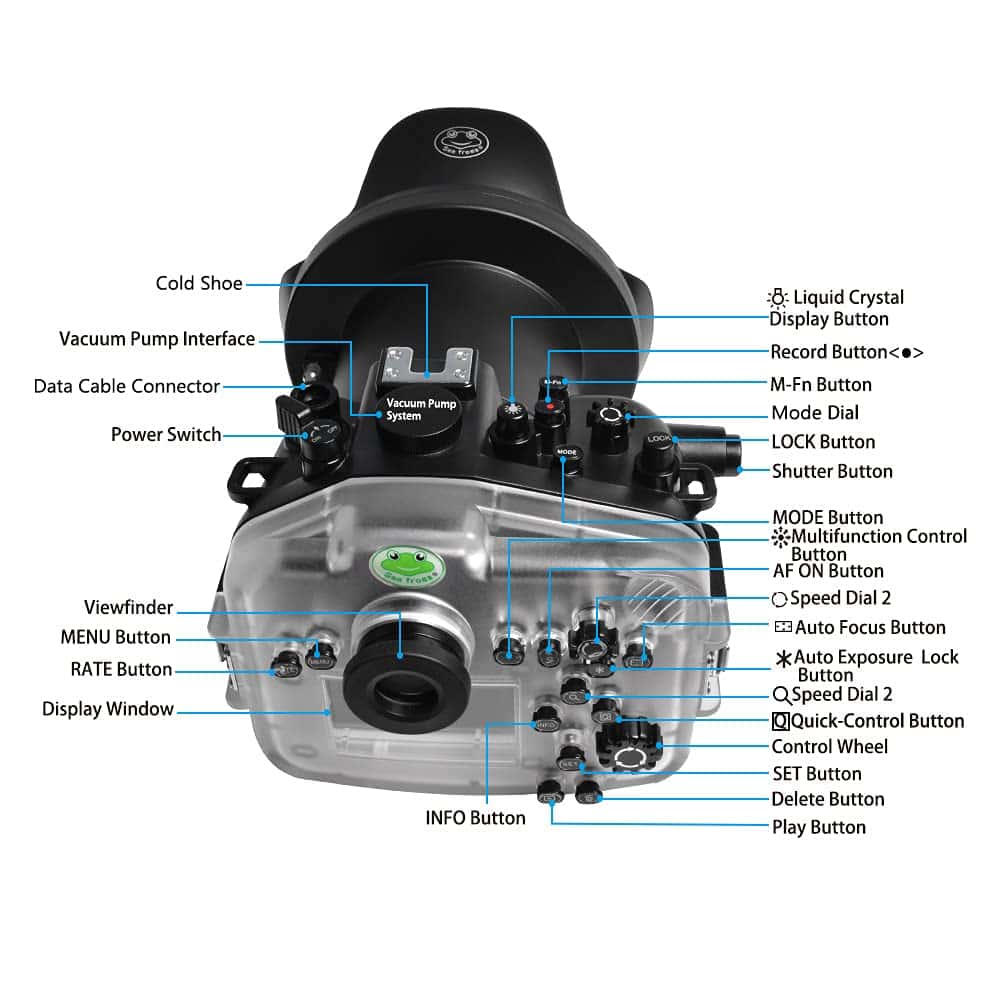 Alternative view of Caja de buceo impermeable submarina Sea frogs Compatible