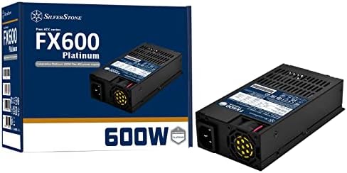 Fuente Poder SilverStone FX600 Platinum 600W FlexATX 8Pin