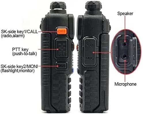 Radio Baofeng UV-5R 2 Vías VHF UHF Paquete de 6 -Negro - Image 4