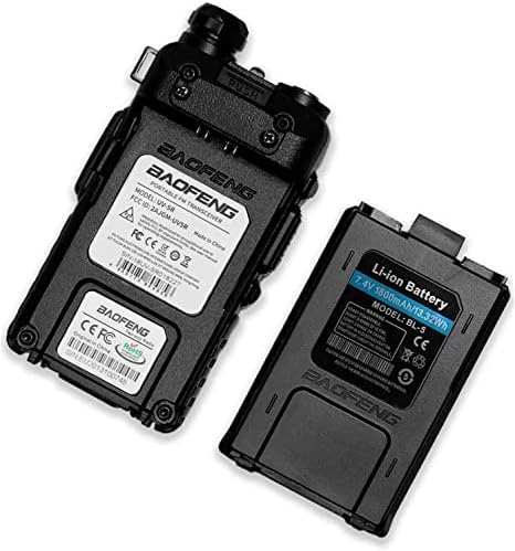 Radio Baofeng UV-5R 2 Vías VHF UHF Paquete de 6 -Negro - Image 7