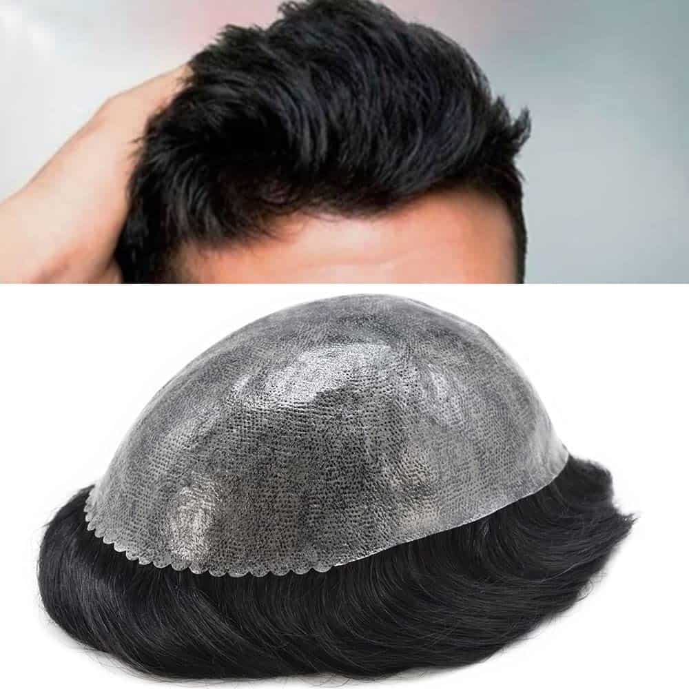 Tupé de Hombre de Cabello Humano de 8X10 pulgadas Sistema
