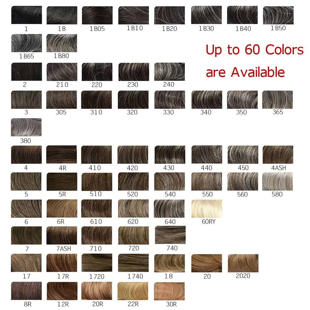 Toupee para Hombres Todo Inyectado PU Sistema de Reemplazo - Imagen 9