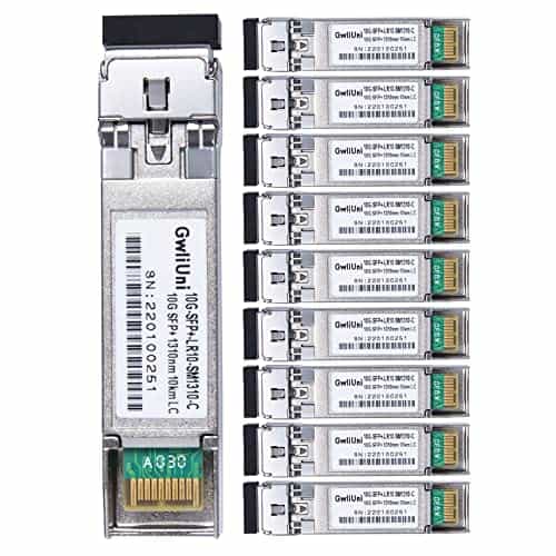 10Pcs Módulo de Fibra SFP+ de modo Único 10G Transceptor de