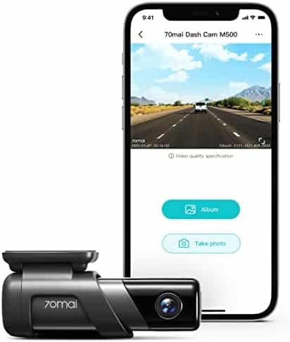 Cámara para Auto 70mai M500 Dash Gps 5Mp 1080p 128G -Negro