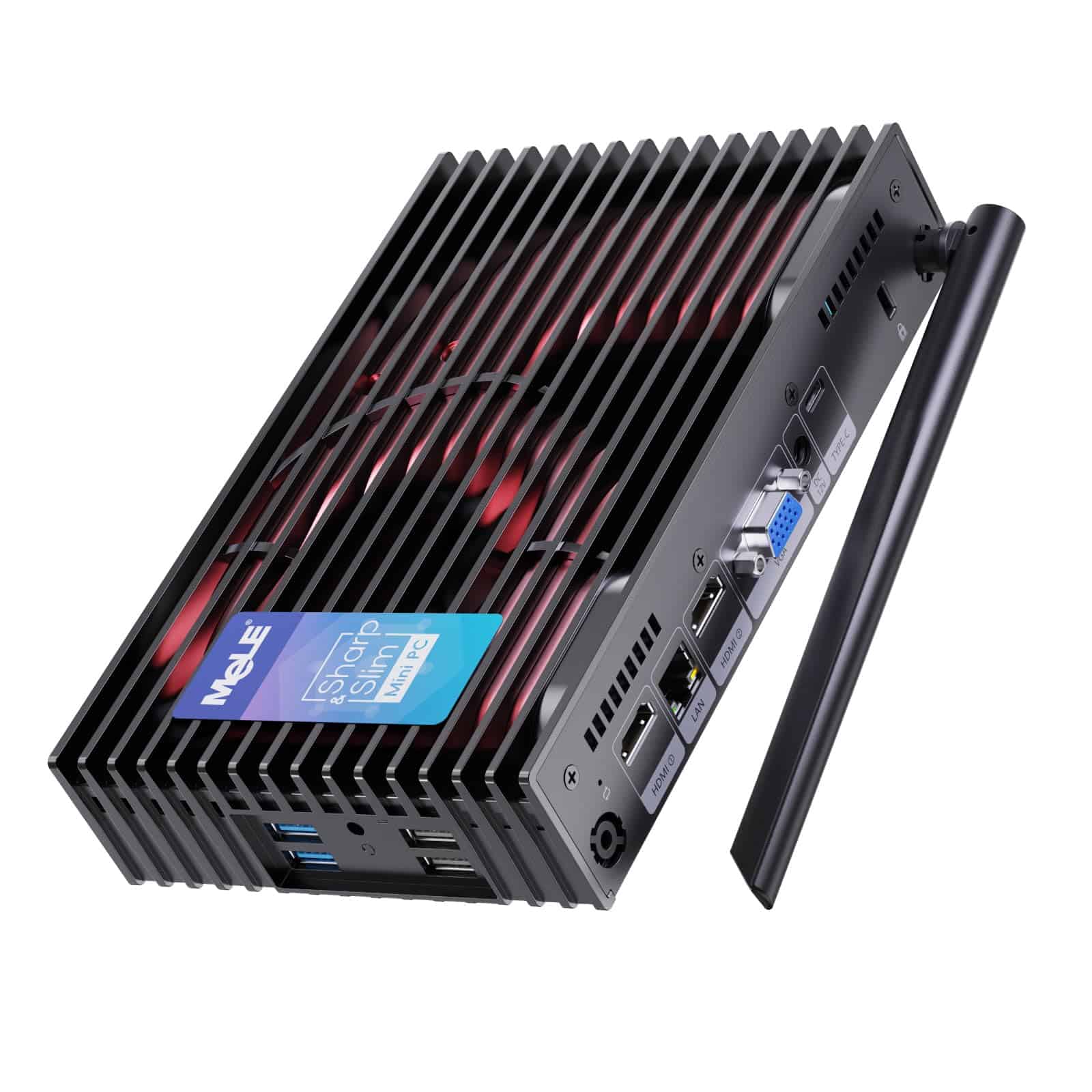 Mini PC Fanless MeLE PCG35HD N5105 Micro Computer, 8GB