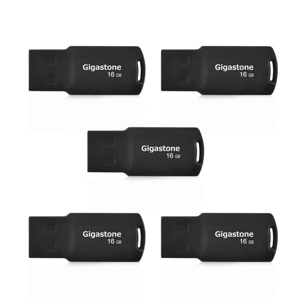 GIGASTONE V70 Paquete de 5 Memorias USB 2.0 de 16GB