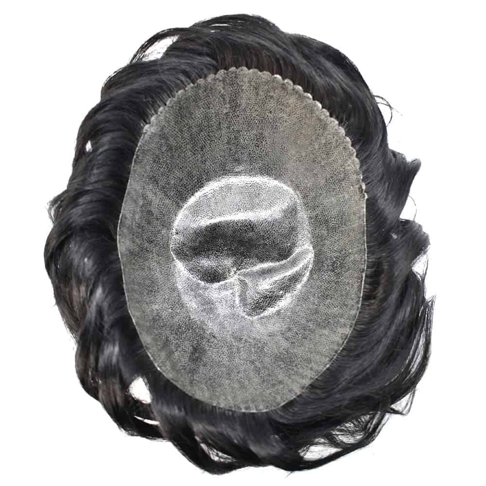 Pelucas para Hombres SINGA HAIR Toupee de Piel Fina - Imagen 4