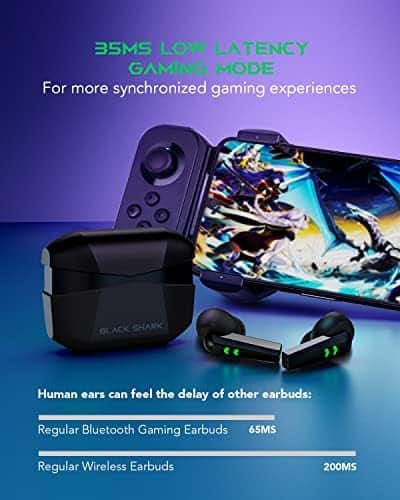 Auriculares Black Shark Inalámbricos para Juegos -Negro