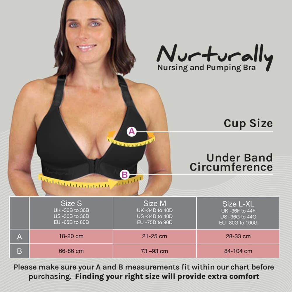 Nurturally Sujetador de Lactancia y Extracción de Leche, - Imagen 8