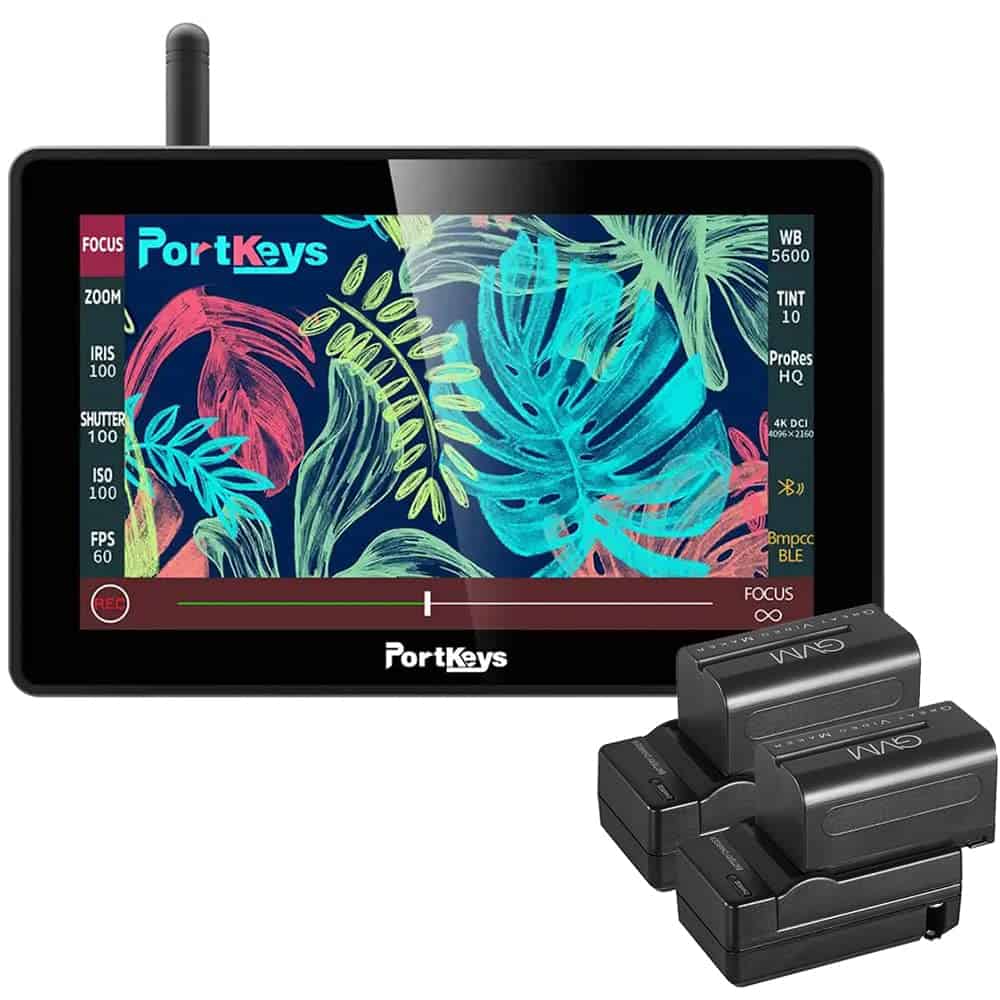 Monitor de Pantalla Táctil HDMI Portkeys BM5WR de 5.5" con