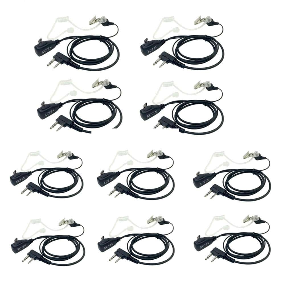 Juegos de Auriculares para Walkie Talkie con Micrófono de 2