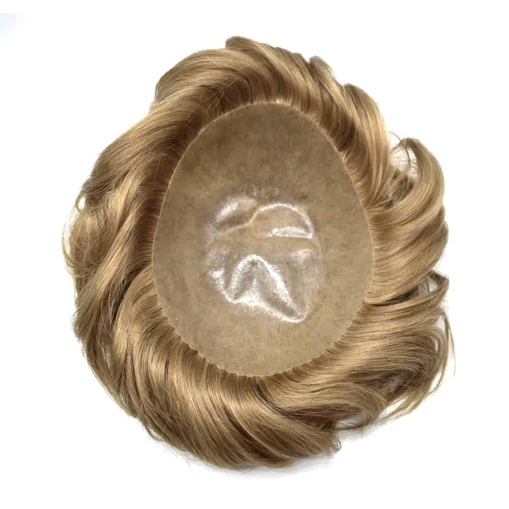 Toupee para Hombres Todo Inyectado PU Sistema de Reemplazo - Imagen 7