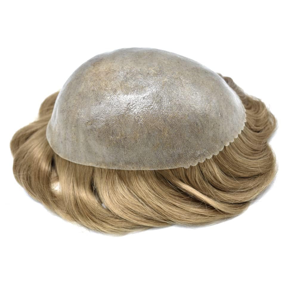 Toupee para Hombres Todo Inyectado PU Sistema de Reemplazo - Imagen 4
