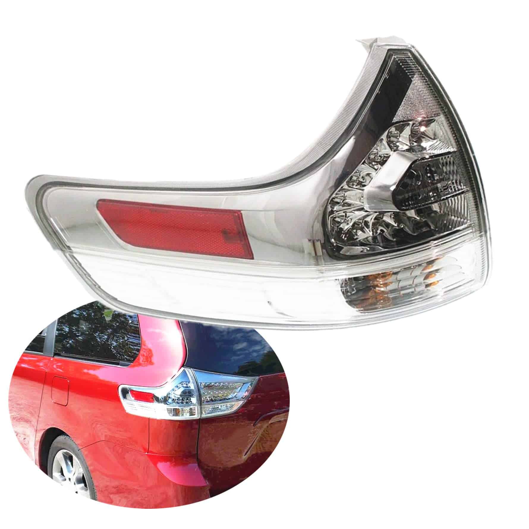 munirater 1-Pack Lámpara de Luz Trasera de Freno de