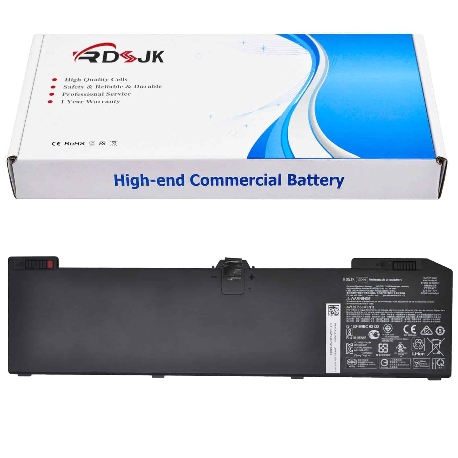 Batería para Laptop VX04XL para HP ZBook 15 G5 G6 Series