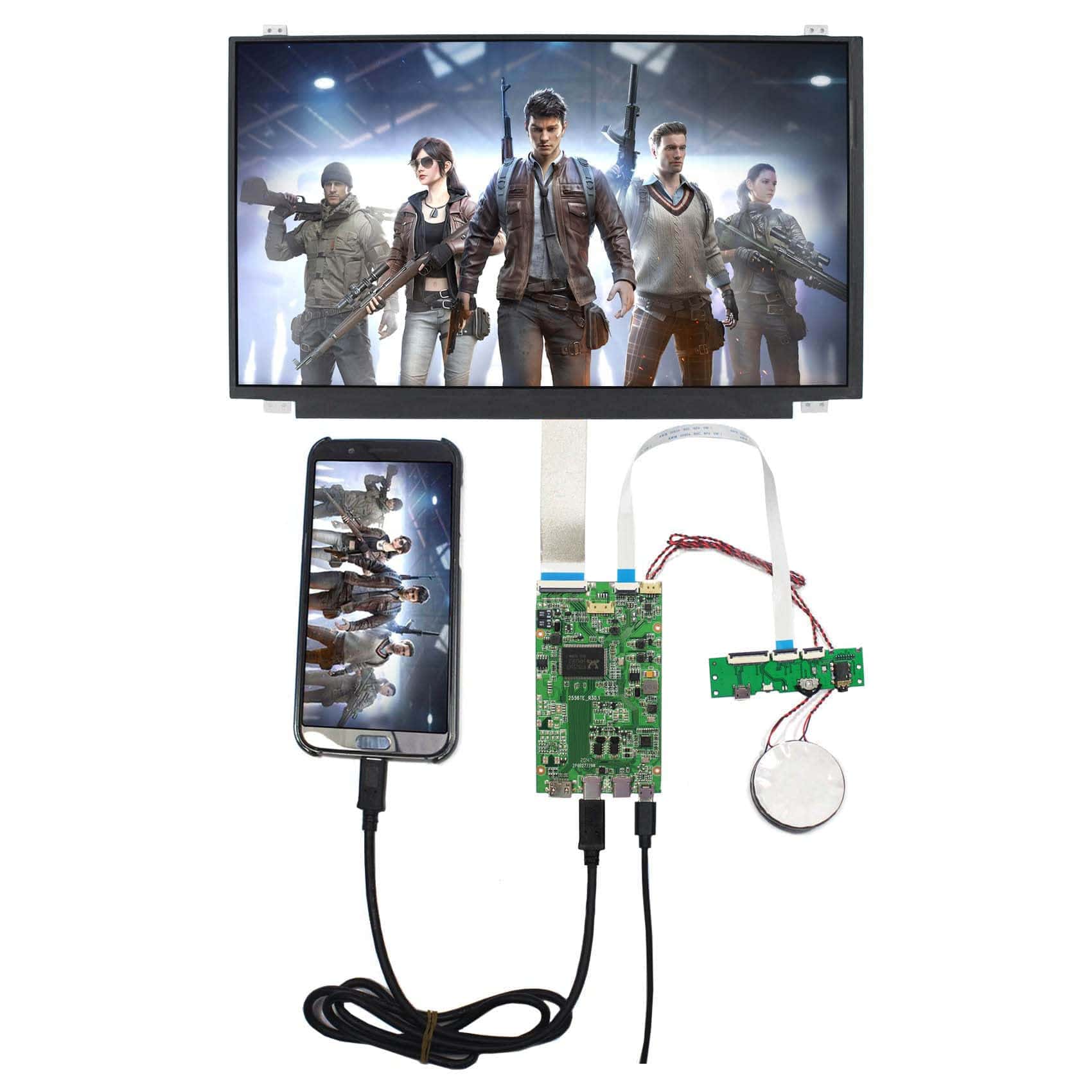 Placa De Control Fanyitek Usb C Type C Mini Hd-mi Para - Image 6
