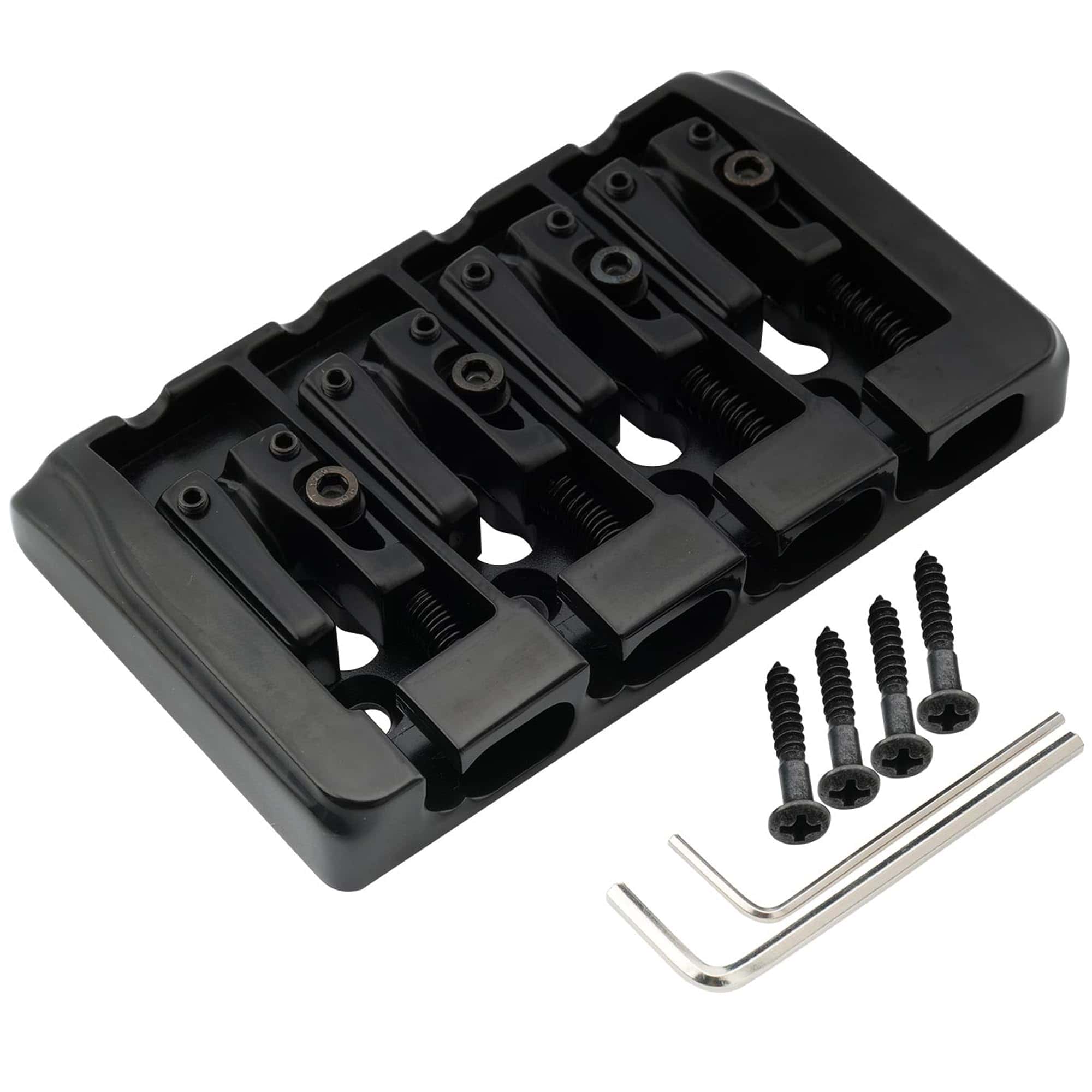 Puente de Bajo de 4 Cuerdas Musiclily Pro 19mm con Selletas