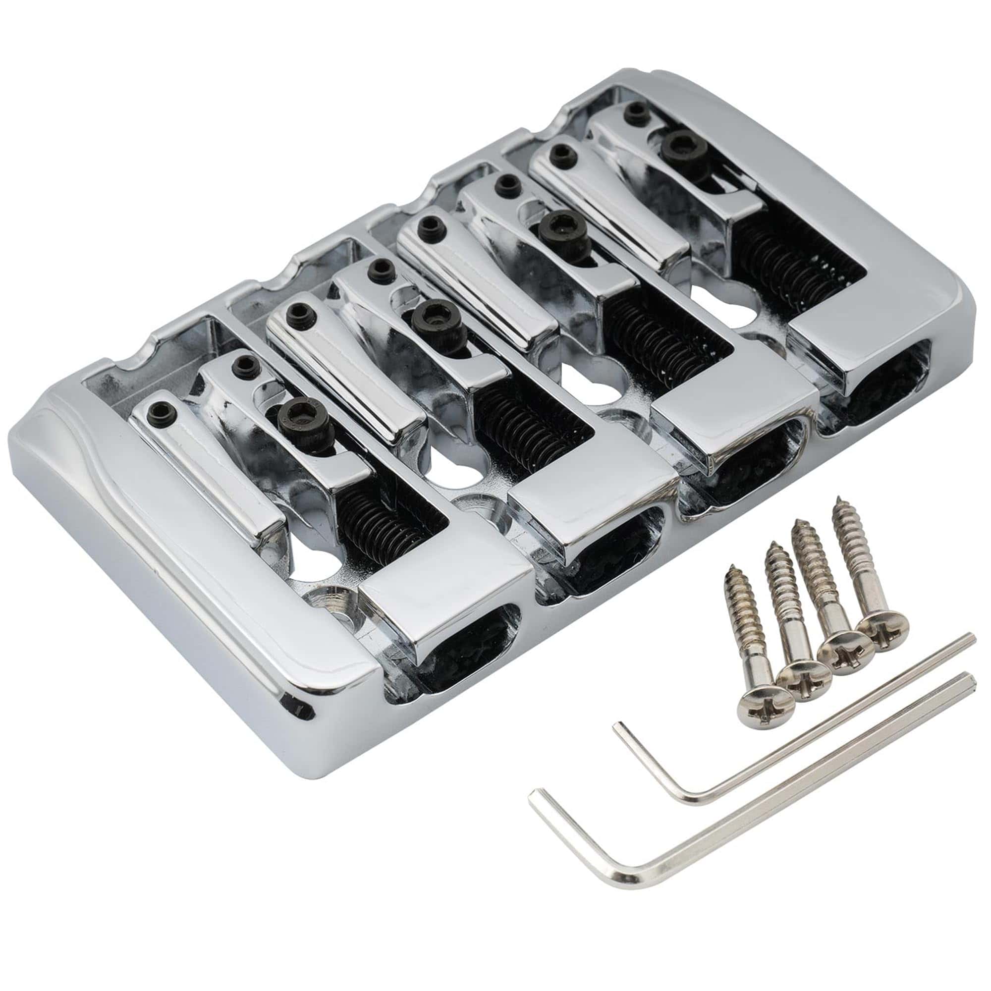 Puente de Bajo de 4 Cuerdas con Seguro de 19mm de Musiclily