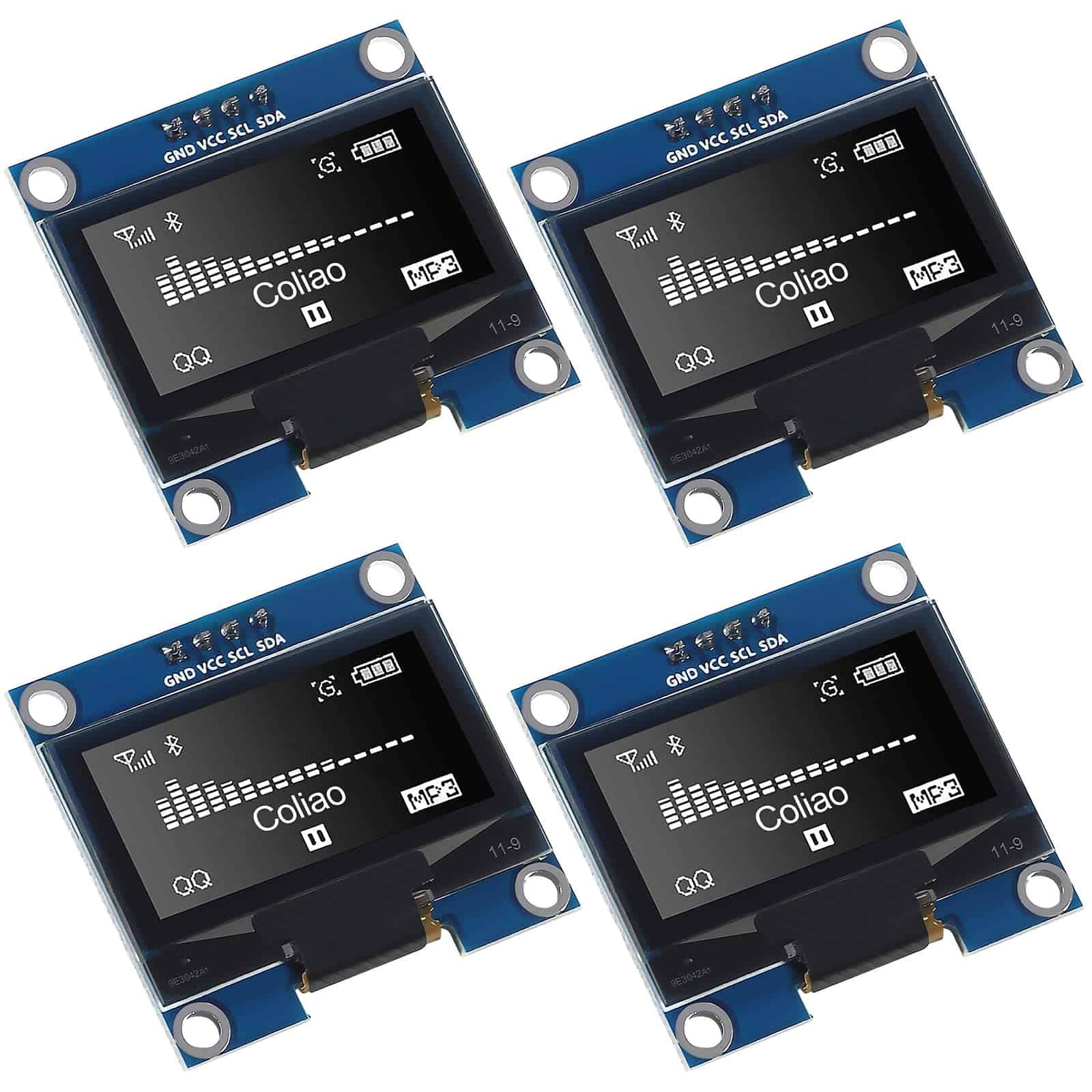 4pcs 1.3 Módulo De Pantalla Oled Spi Iic Serial 128x64