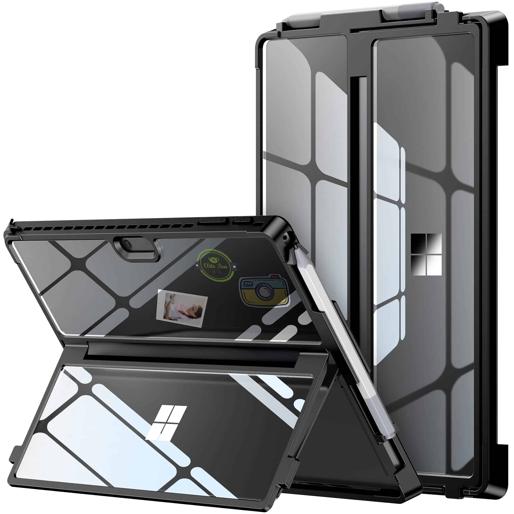 Funda INFILAND para Surface Pro 7 Plus, Transparente a