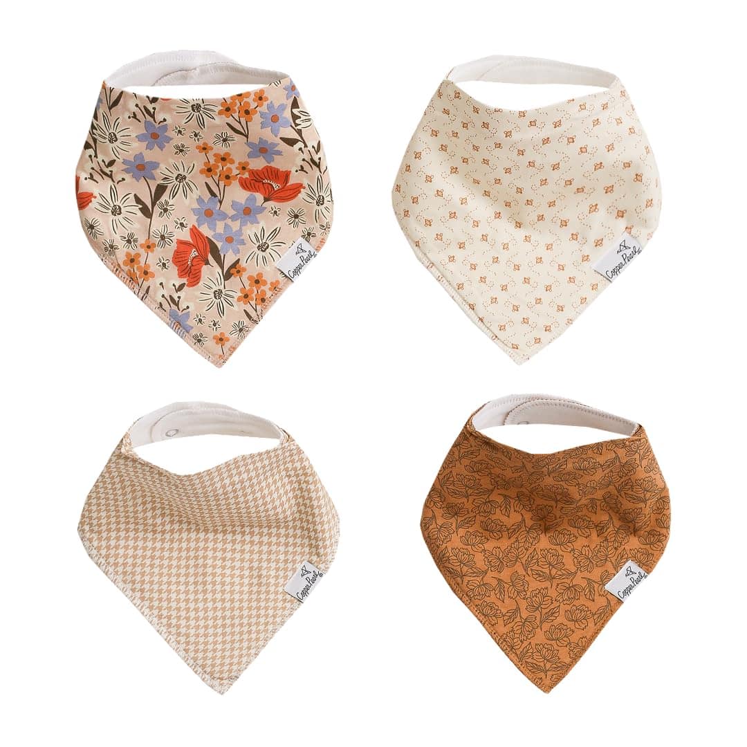 Paquete de 4 Baberos de Algodón Suave de -Eden