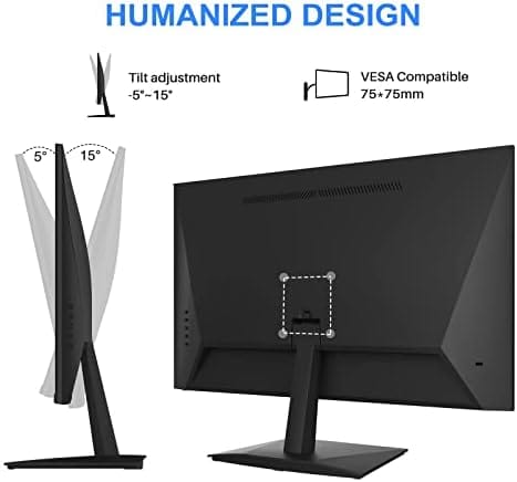 Monitor SANSUI 24'' FHD 75Hz USB C HDMI VGA 3.5mm 3000:1 - Imagen 9