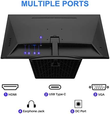 Monitor SANSUI 24'' FHD 75Hz USB C HDMI VGA 3.5mm 3000:1 - Imagen 5