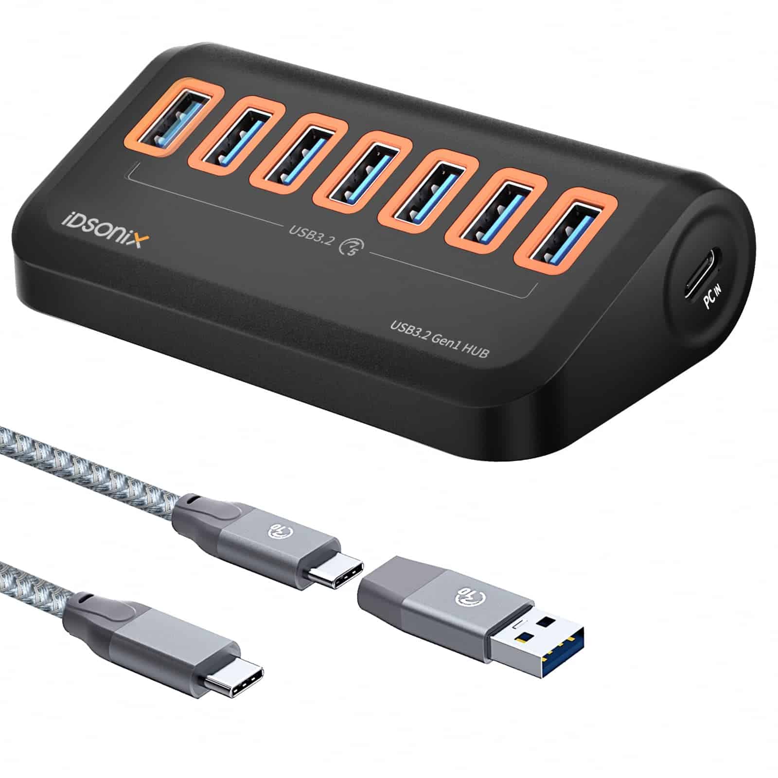 Hub Usb 3.0[transferencia Estable De 5gbps], Idsonix 7