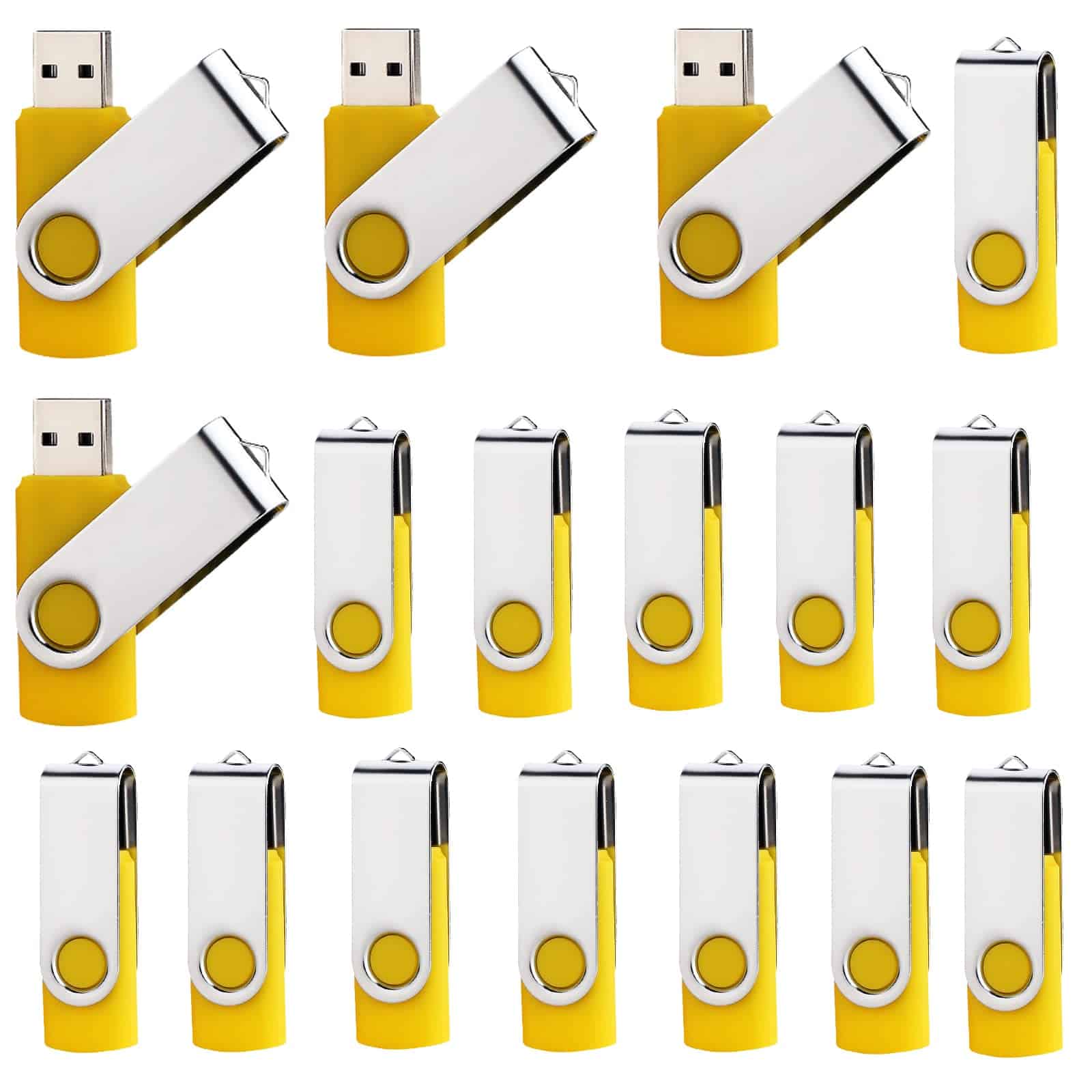 Paquete de 100 unidades de Memorias USB lcwamy de 8GB